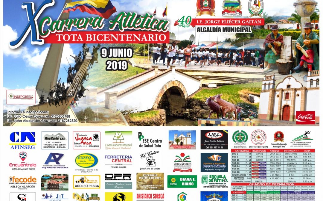 CARRERA ATLÉTICA TOTA BICENTENARIO